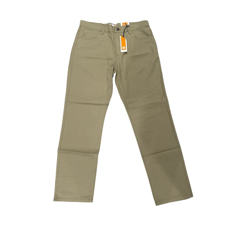 Timberland Men Work Warrior LT Twill Straight Fit Pants - Tan - Size: 32/32